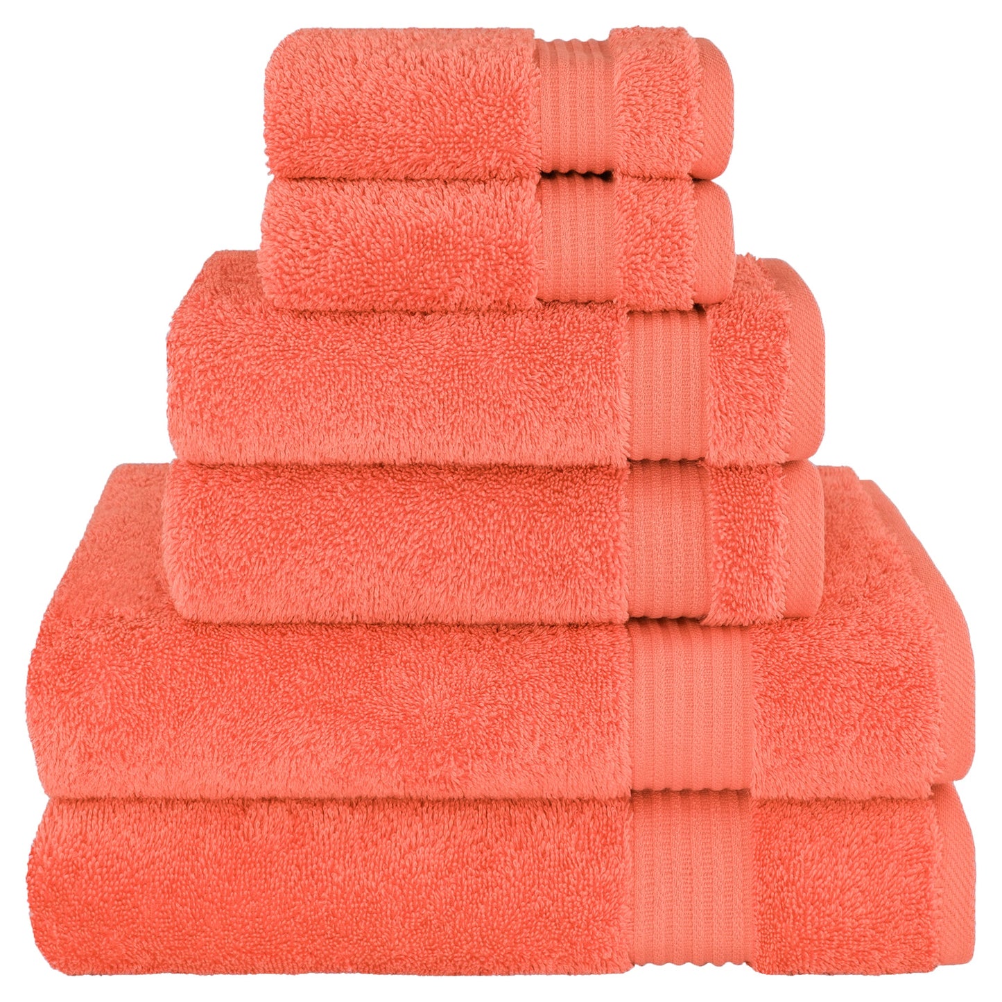 American Soft Linen Bekos 100% Cotton Turkish Towels 6 Piece Bath Towel Set with 18 Different Colors
