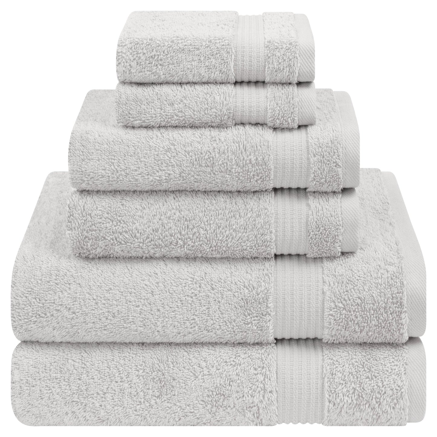 American Soft Linen Bekos 100% Cotton Turkish Towels 6 Piece Bath Towel Set with 18 Different Colors