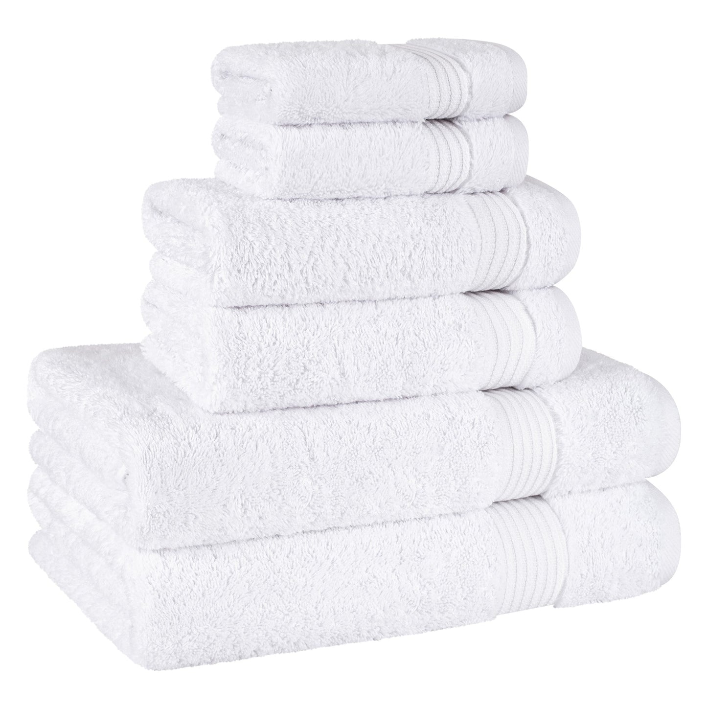 American Soft Linen Bekos 100% Cotton Turkish Towels 6 Piece Bath Towel Set with 18 Different Colors