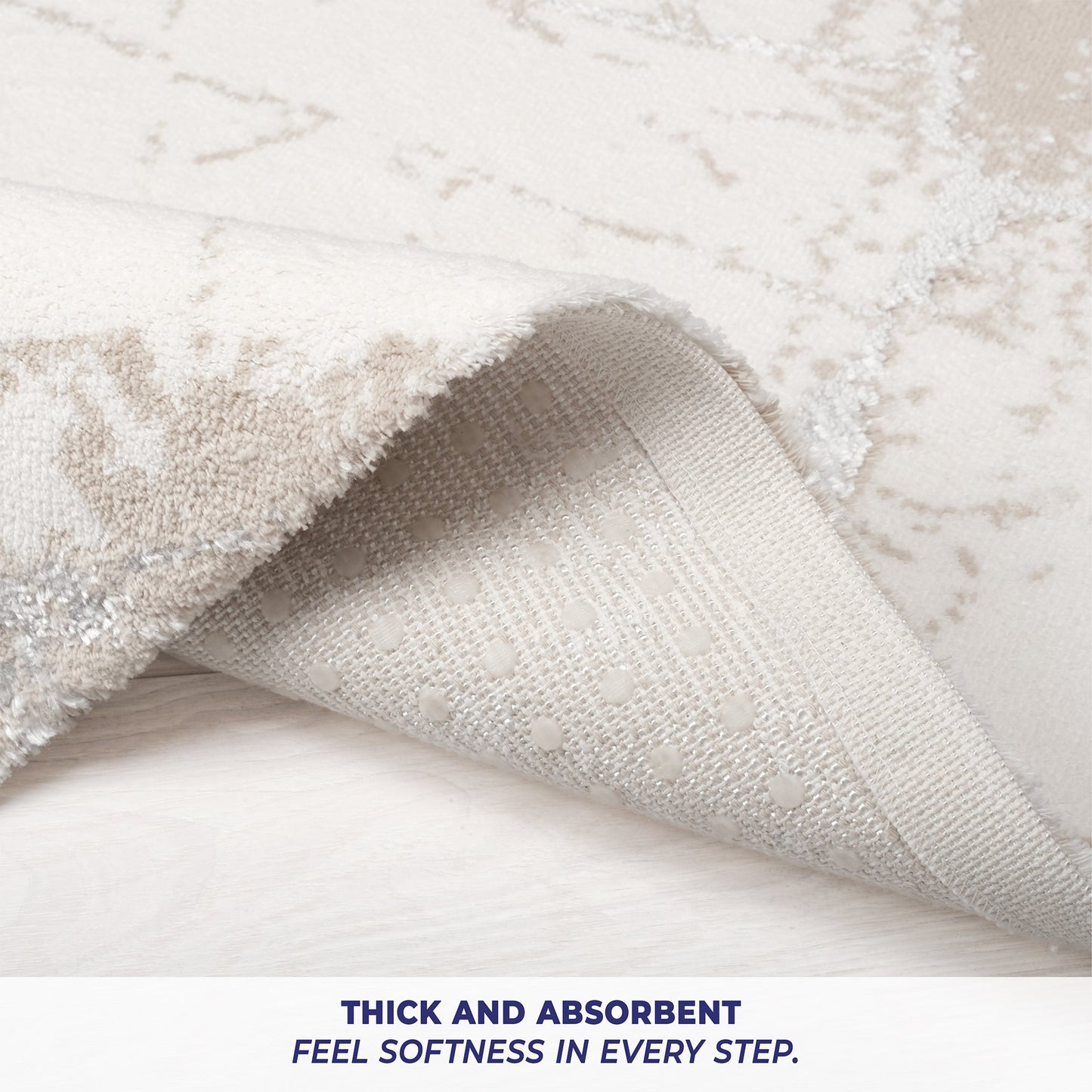 American Soft Linen Emest Bath Rug – 24"x36" Decorative Premium Cotton Bath Mats for Bathroom