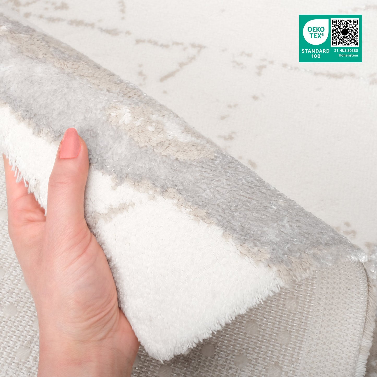 American Soft Linen Emest Bath Rug – 24"x36" Decorative Premium Cotton Bath Mats for Bathroom