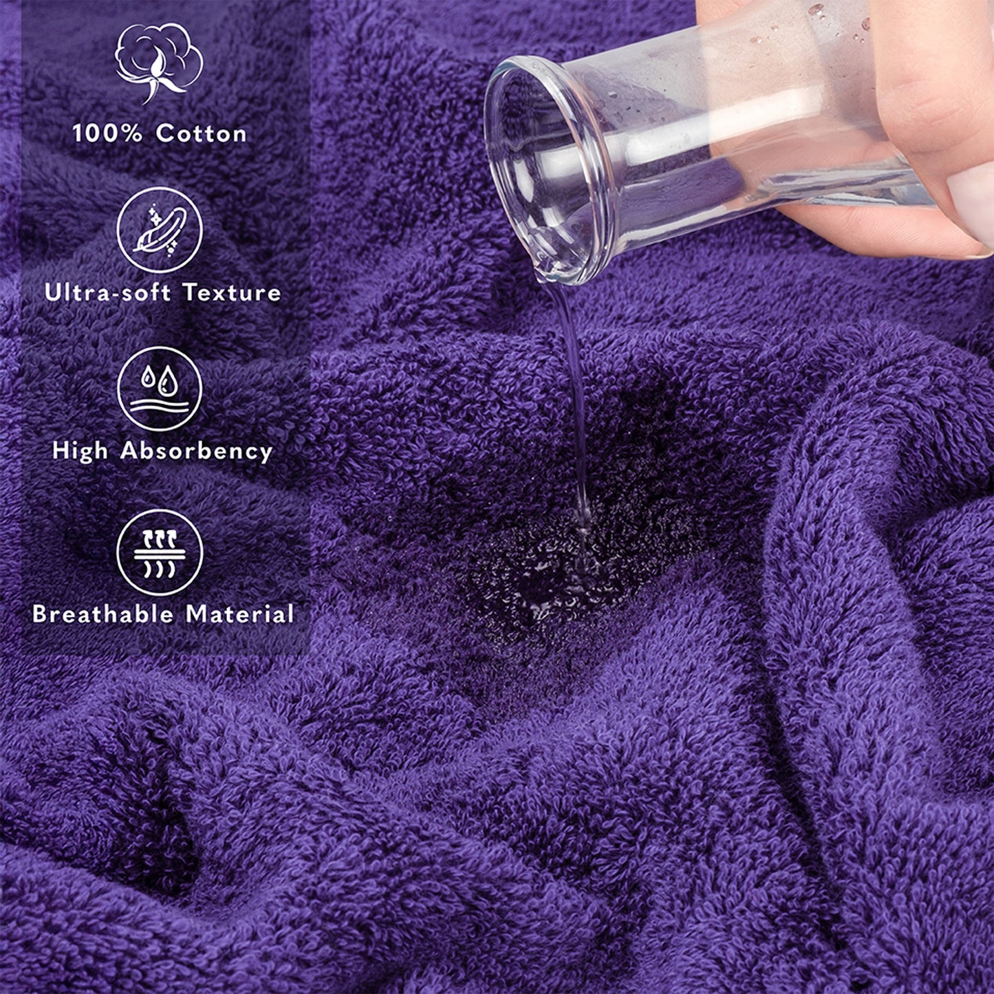 40x80 Inch Premium Bath Sheet OVERSIZED 100% Ring Spun Cotton, Luxury, Maximum Softness, Extra Large Bath Towel