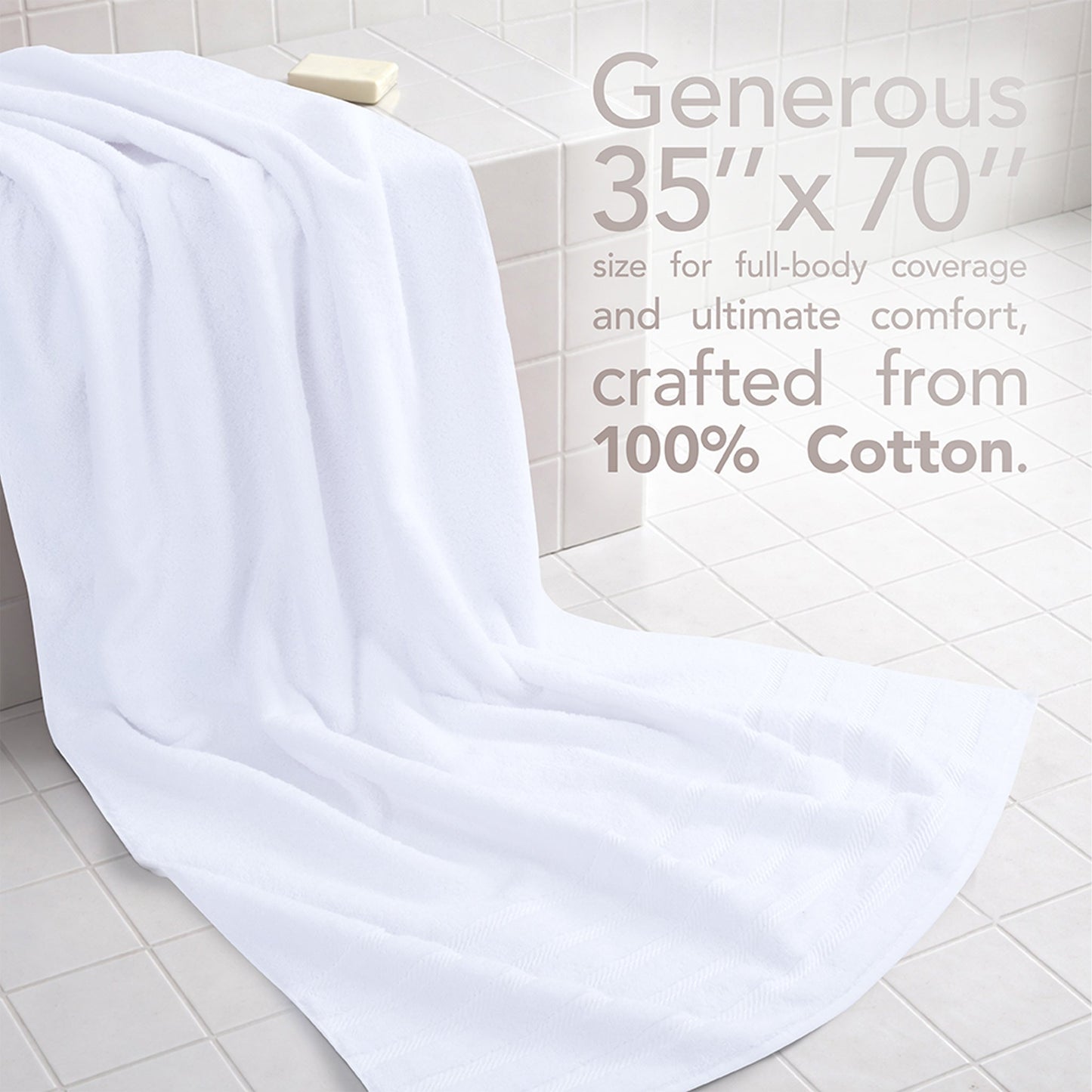 35x70 Inch Premium Bath Sheet JUMBO 100% Cotton Turkish Towels, Extremely Soft, Luxury,  Extra Large Bath Towel (BEST CHOICE)