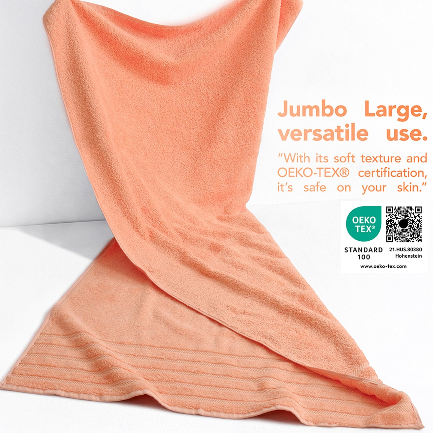 35x70 Inch Premium Bath Sheet JUMBO 100% Cotton Turkish Towels, Extremely Soft, Luxury,  Extra Large Bath Towel (BEST CHOICE)