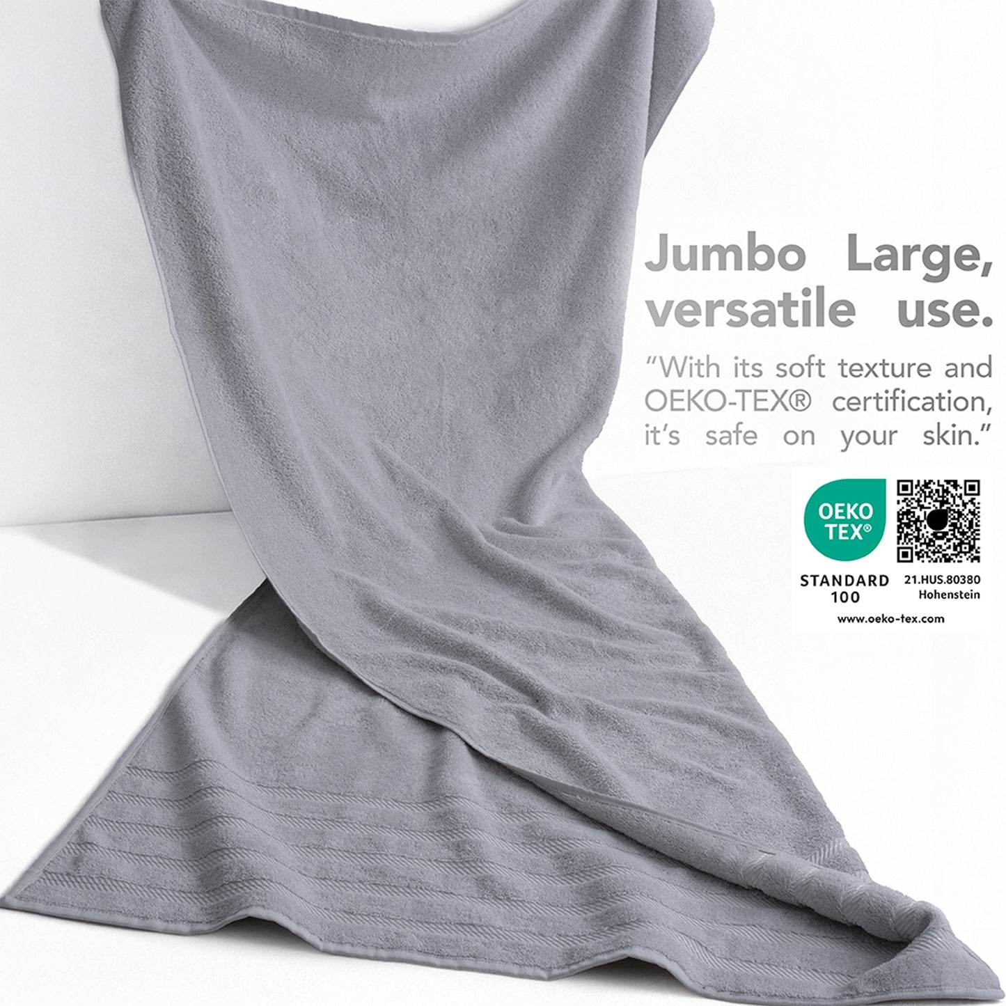 35x70 Inch Premium Bath Sheet JUMBO 100% Cotton Turkish Towels, Extremely Soft, Luxury,  Extra Large Bath Towel (BEST CHOICE)
