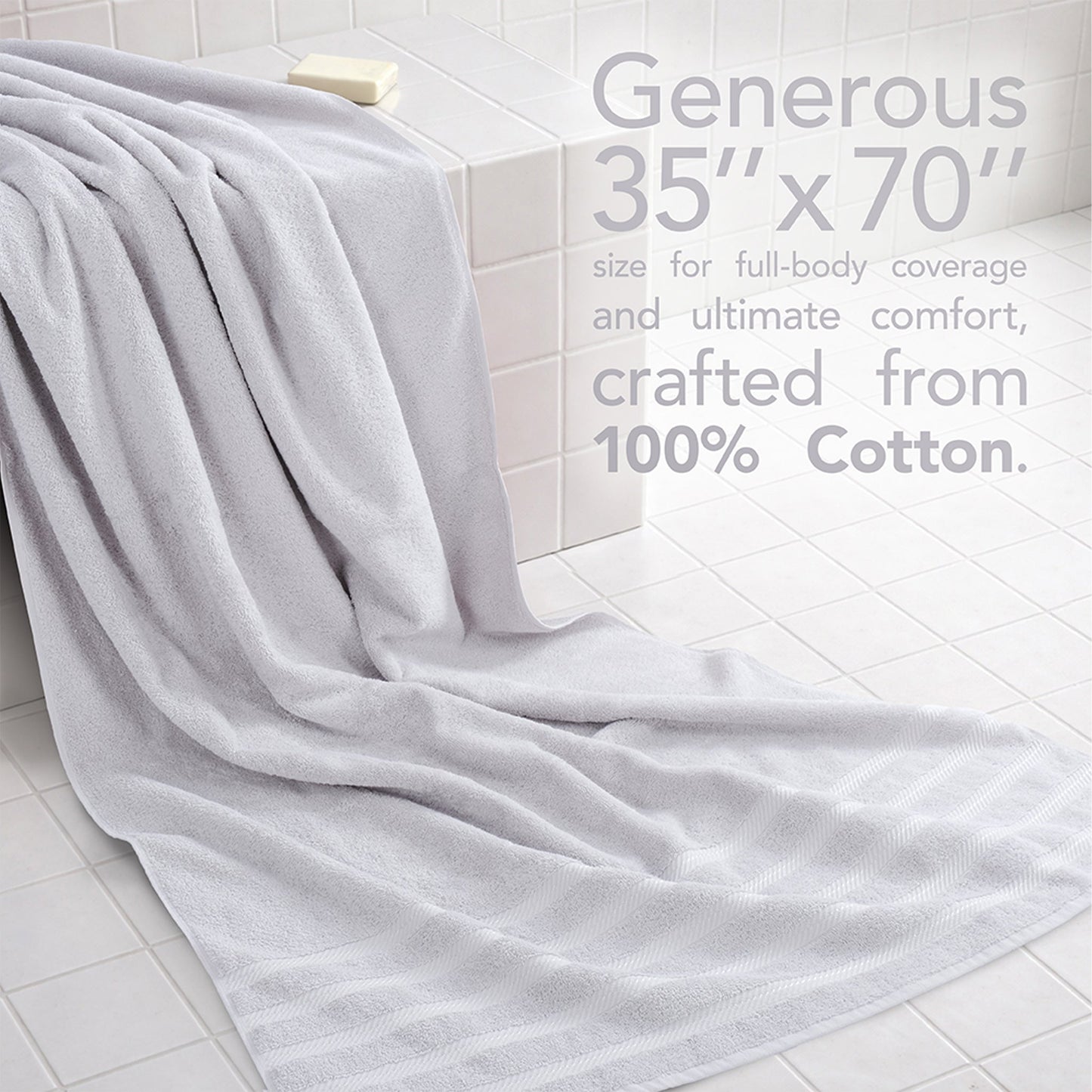 35x70 Inch Premium Bath Sheet JUMBO 100% Cotton Turkish Towels, Extremely Soft, Luxury,  Extra Large Bath Towel (BEST CHOICE)