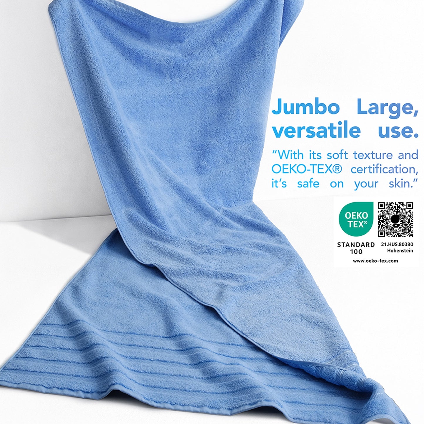 35x70 Inch Premium Bath Sheet JUMBO 100% Cotton Turkish Towels, Extremely Soft, Luxury,  Extra Large Bath Towel (BEST CHOICE)