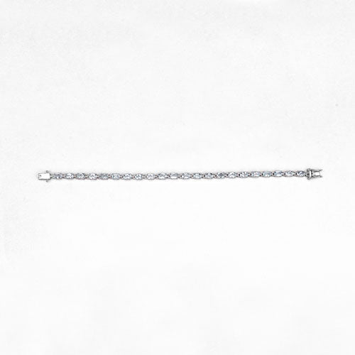 10.71 Carat Genuine Blue Topaz .925 Sterling Silver Bracelet