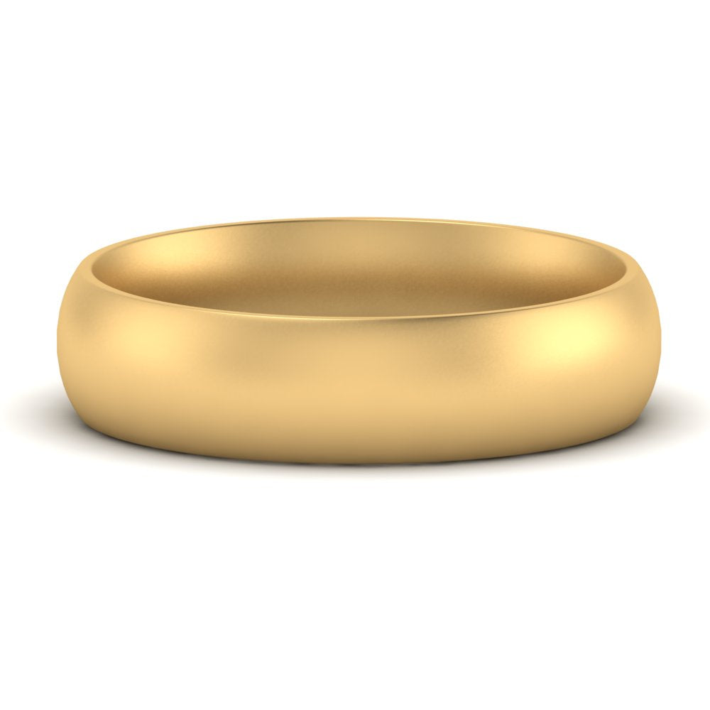 Comfort Fit Mens Wedding Band