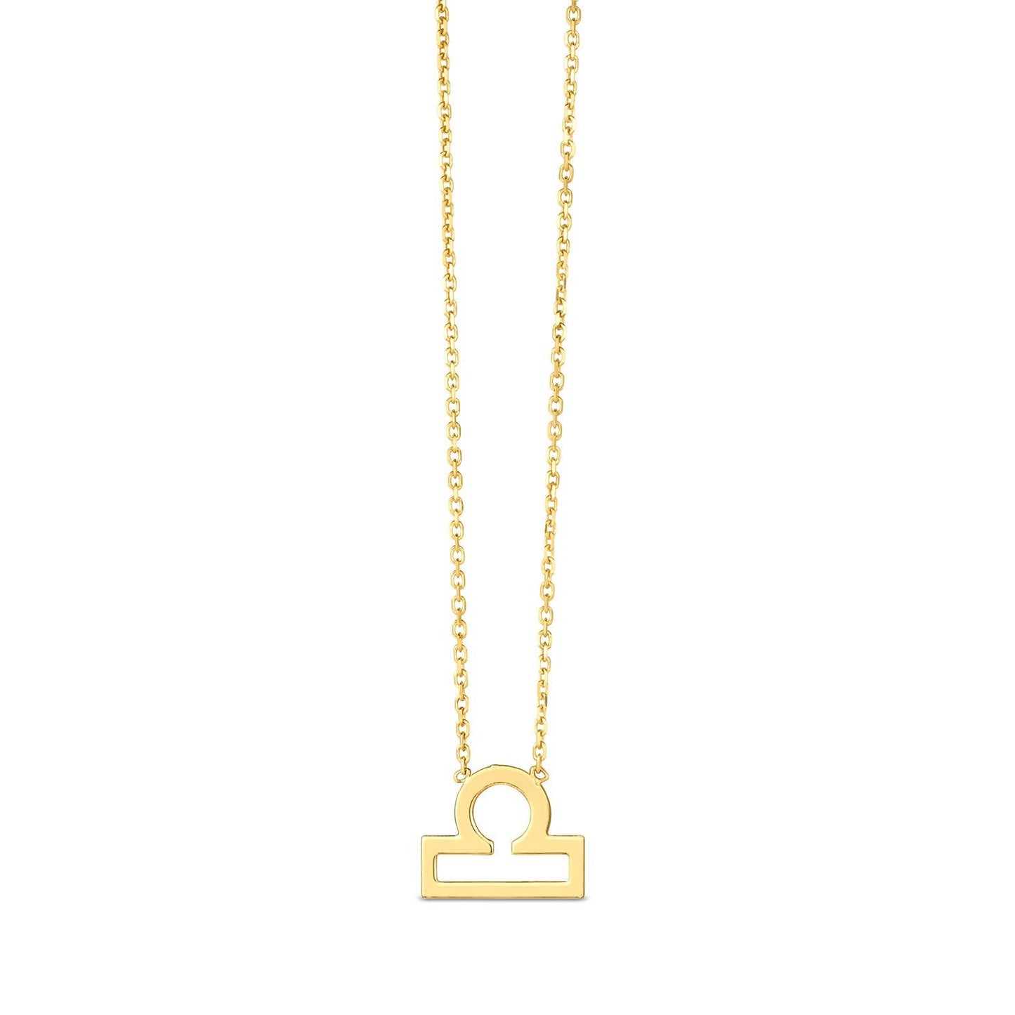 14K Yellow Gold Libra Necklace