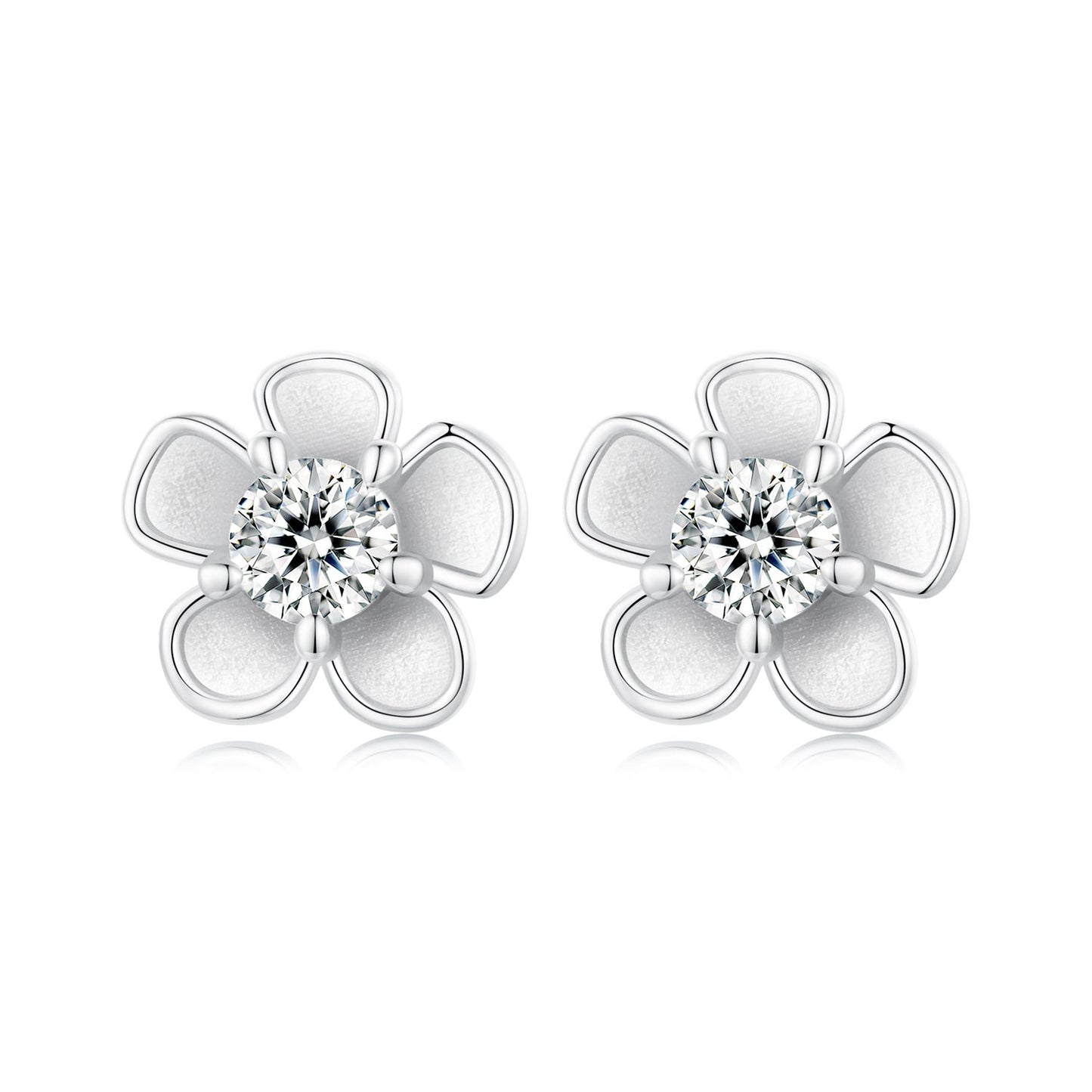 S925 Sterling Silver 3.00 Carat Moissanite Earrings for Women