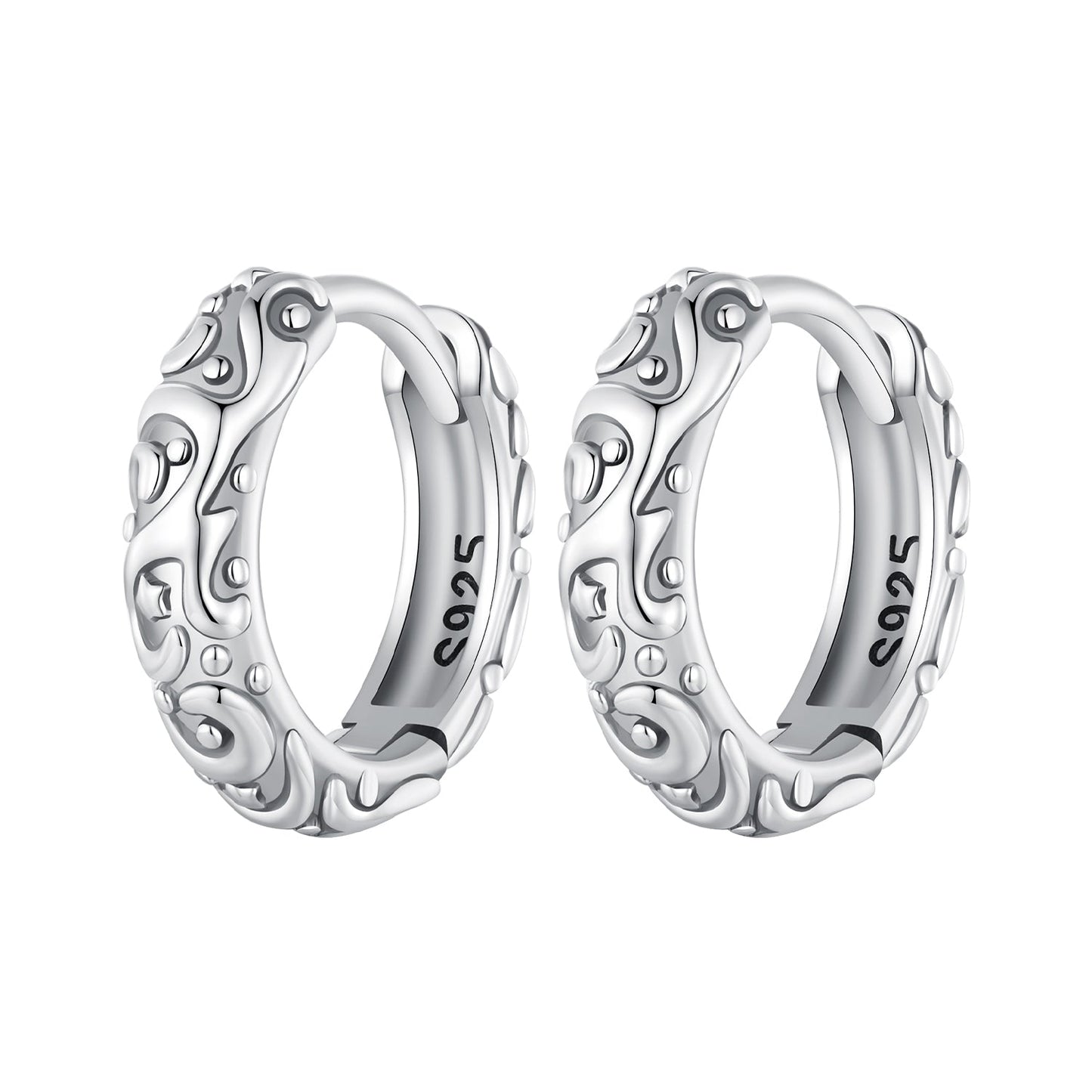 925 Sterling Silver Oxidized Earrings for Women