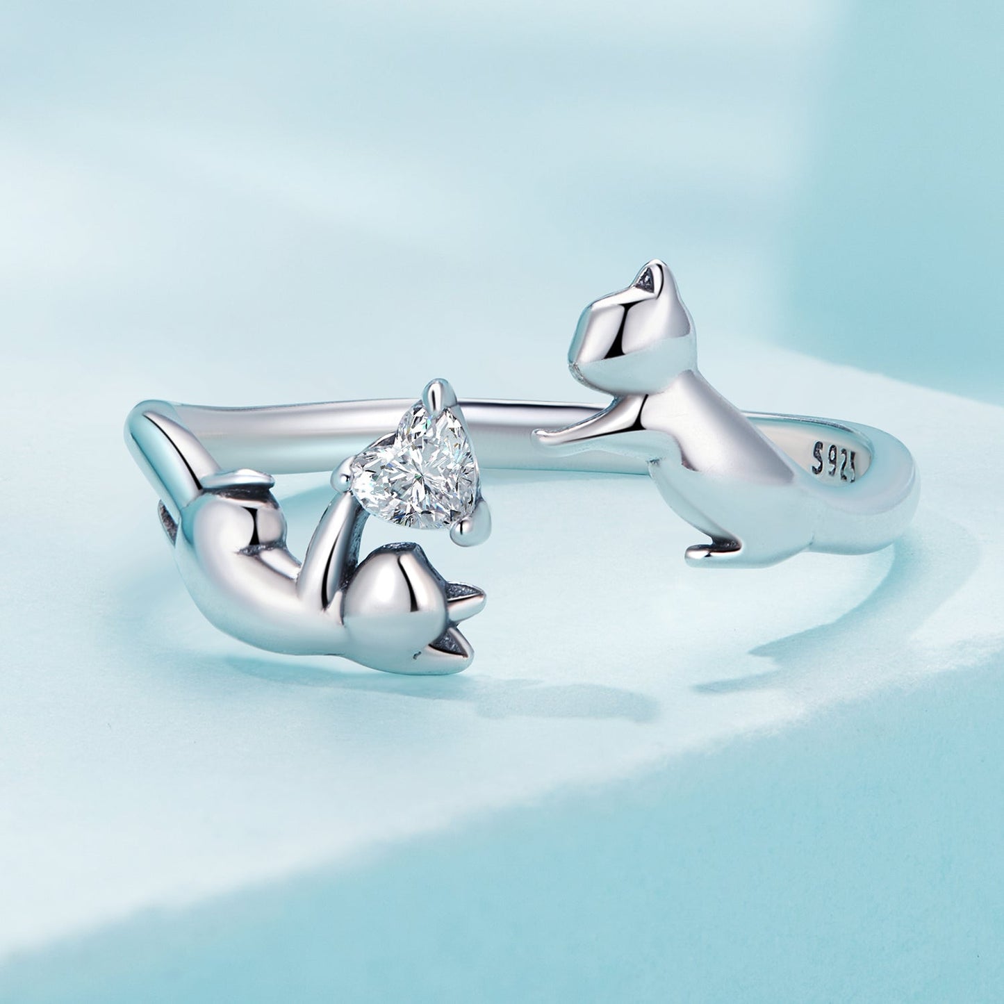 925 Sterling Silver 3mm Pavé Setting CZ Ring