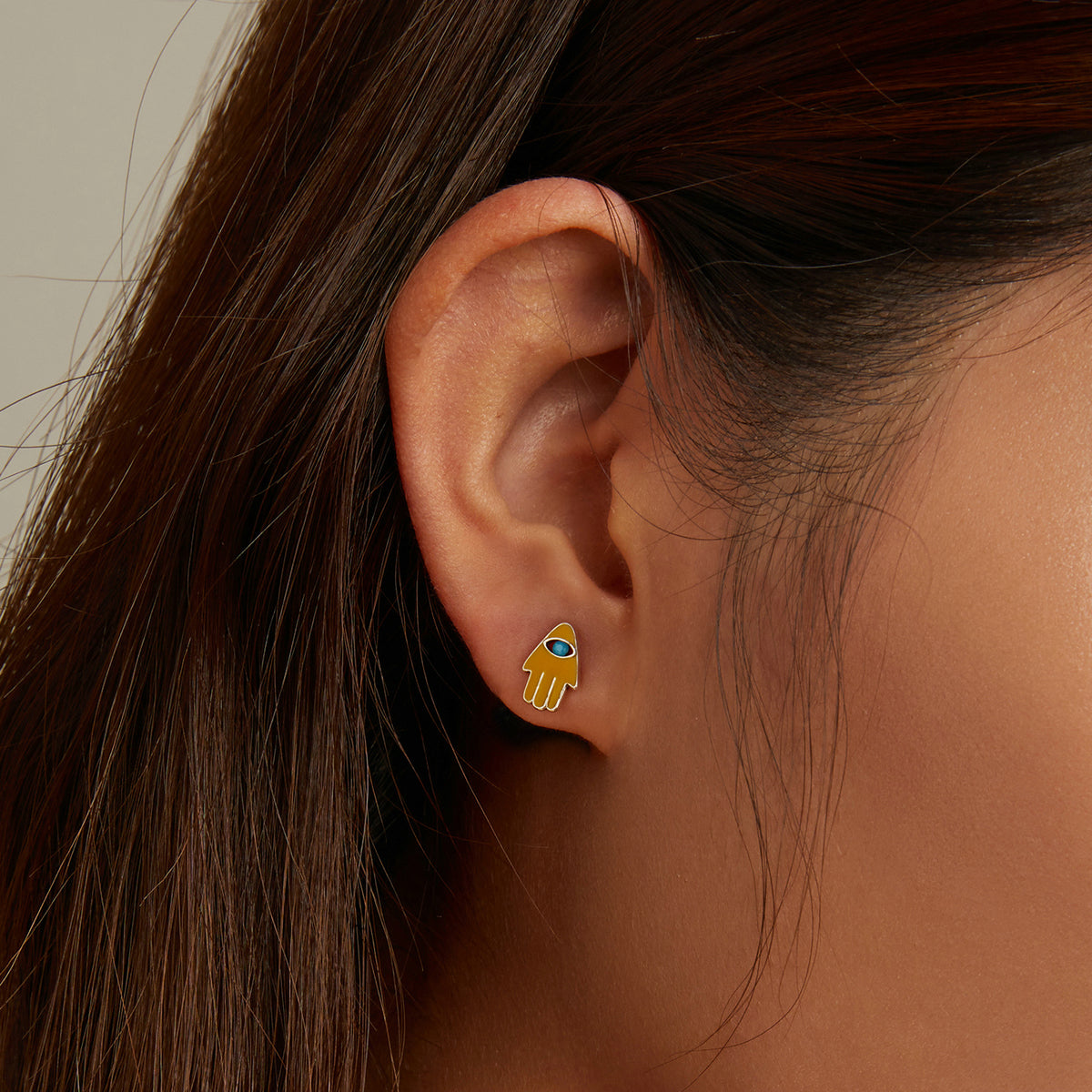 S925 Sterling Silver Enamel Pavé Set CZ Earrings