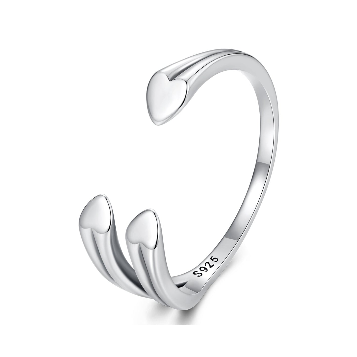925 Sterling Silver Oxidized 0.15-0.8cm Ring