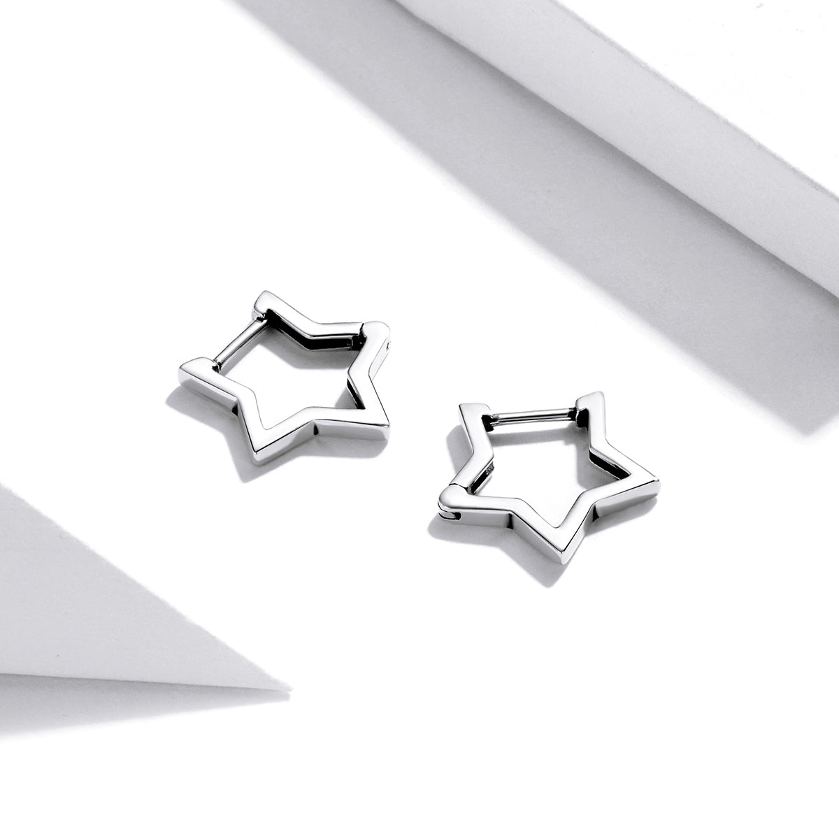 925 Sterling Silver Earrings 1.5cm x 1.7cm for Women
