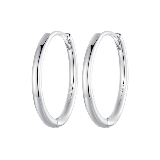 925 Sterling Silver & White Gold Plated Earrings for Women