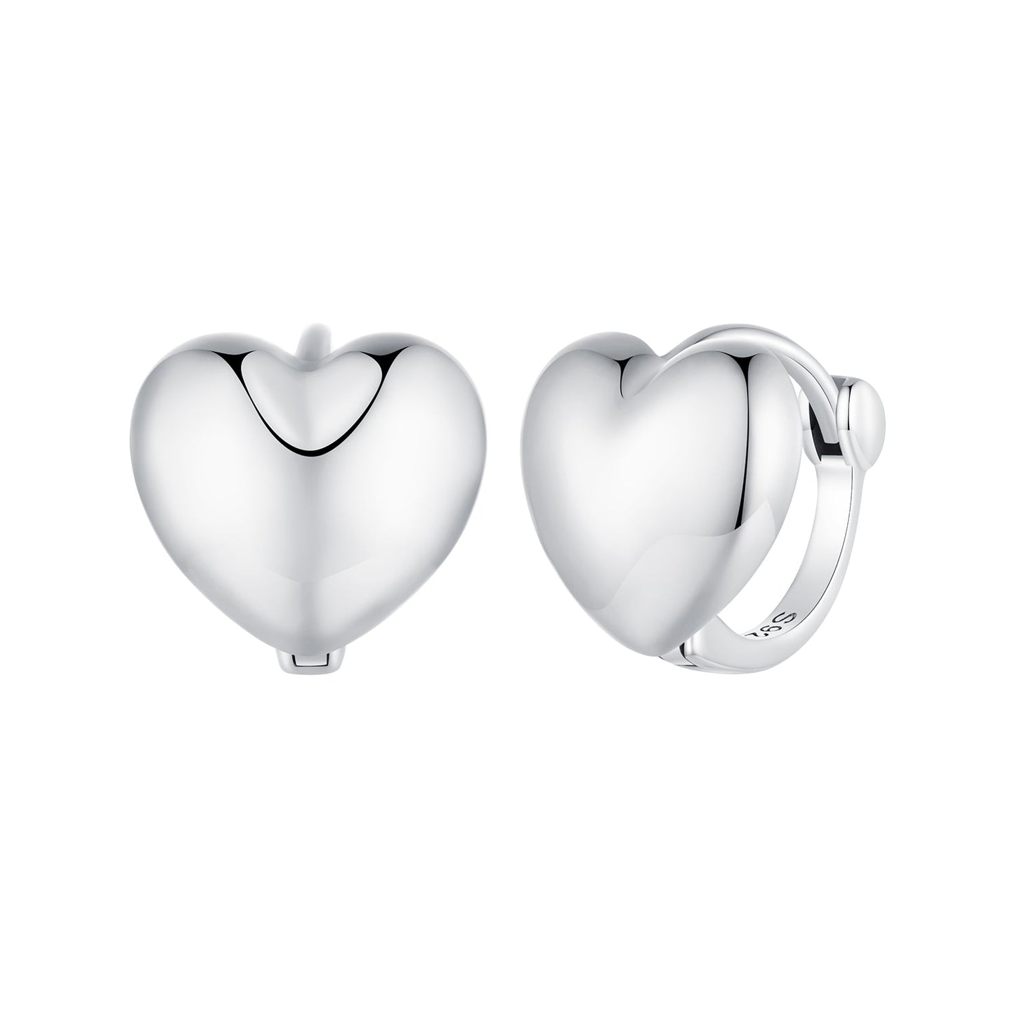 S925 Oxidized Silver 11mm Earrings for Women