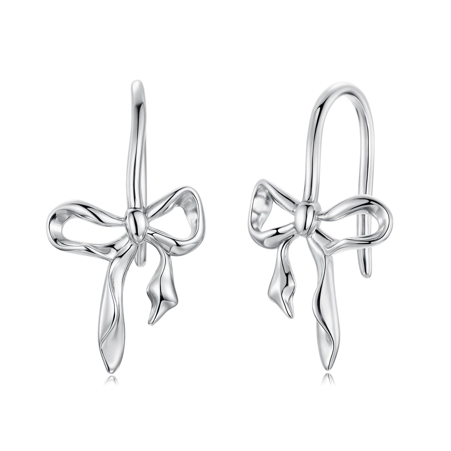 925 Sterling Silver Earrings 1.8cm x 1.0cm for Women