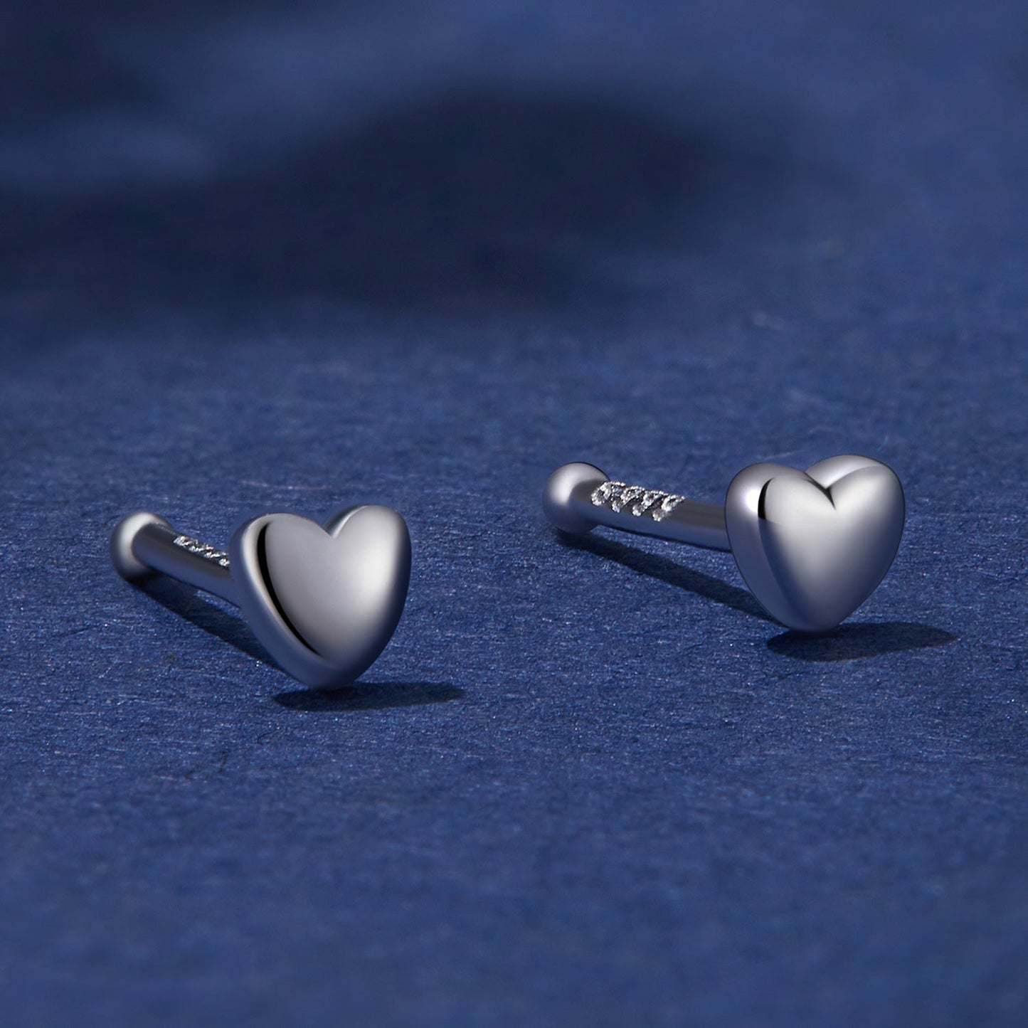 999 Platinum-Plated S925 Silver Earrings