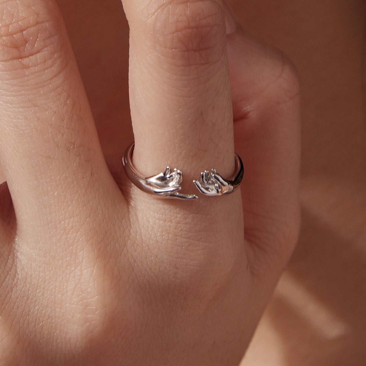 925 Sterling Silver Plated White Gold Ring for Women
