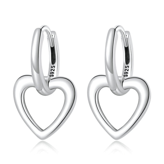 925 Sterling Silver Earrings for Women - Oxidized - 1.9x1.2cm