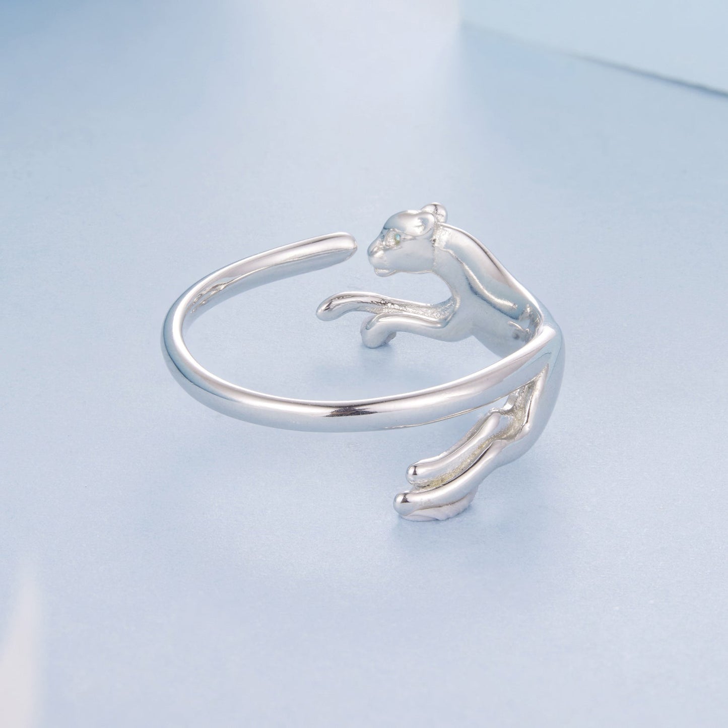 925 Sterling Silver Ring with Pavé Setting CZ in White Gold Plating