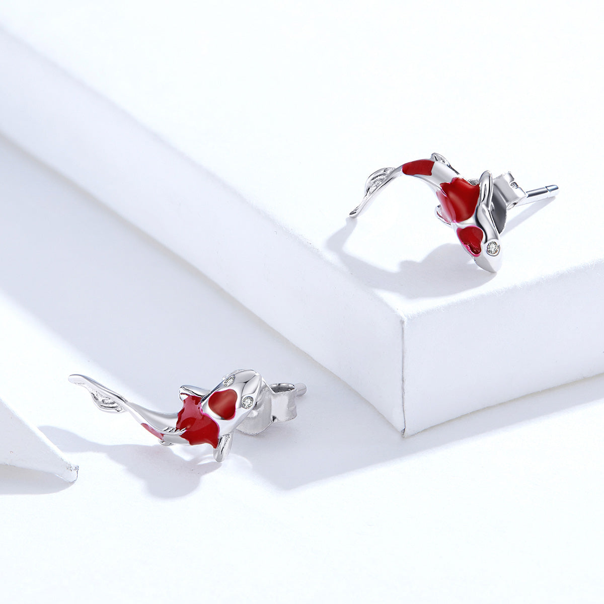 925 Sterling Silver Plated Earrings with Pavé Setting CZ for Women