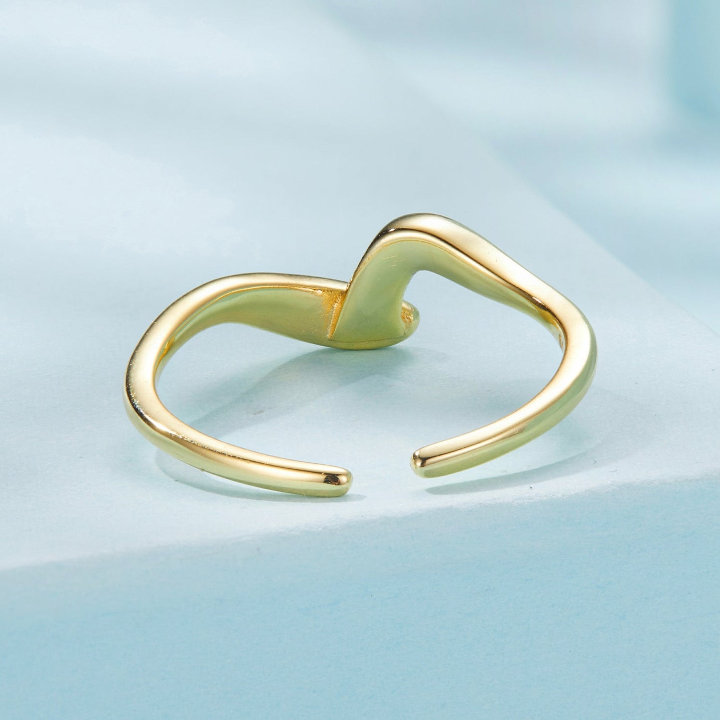 925 Sterling Silver White Gold Plated Ring for Women