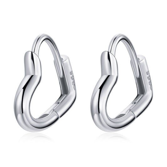 925 Sterling Silver & Platinum Earrings for Women