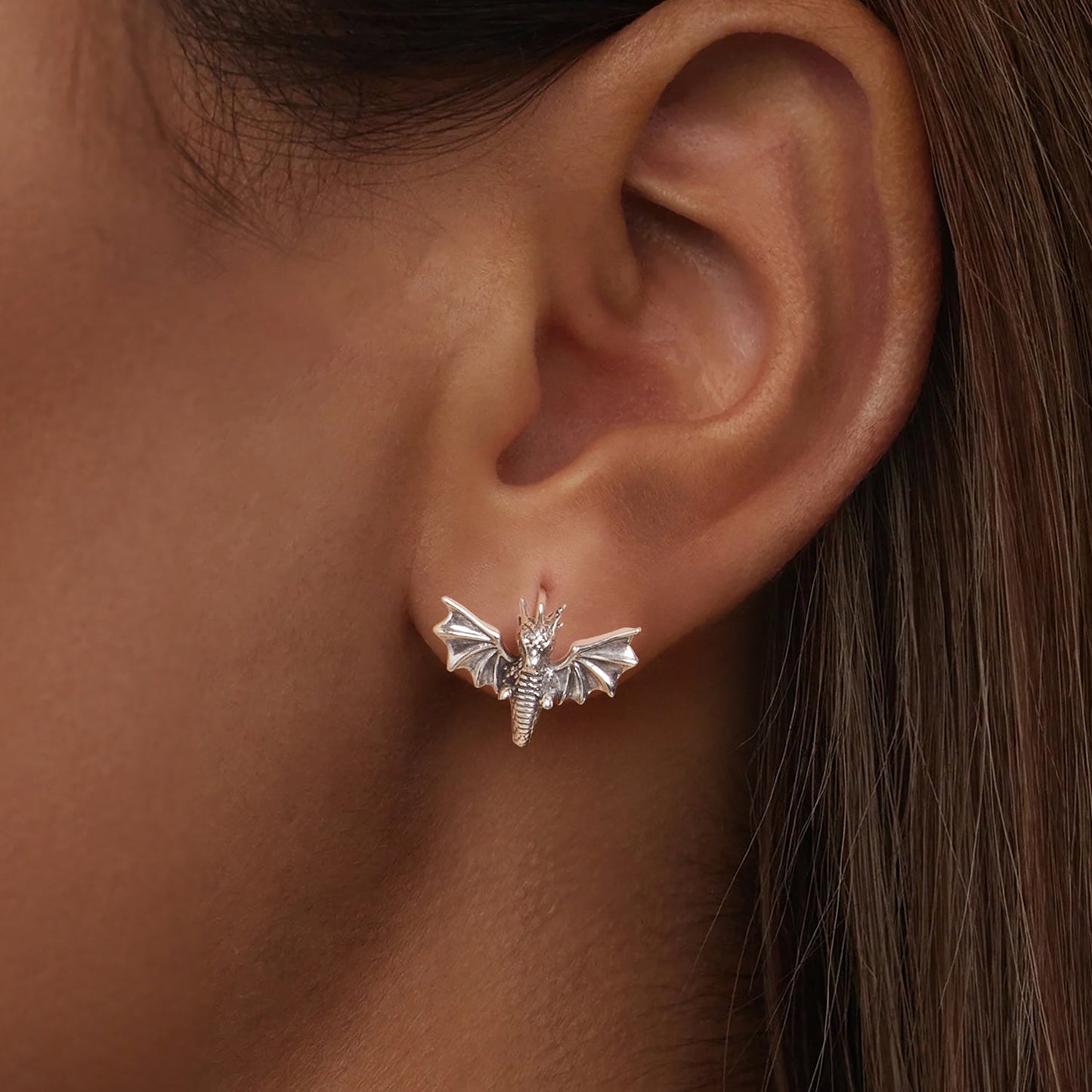 925 Sterling Silver Oxidized Silver Earrings for Women