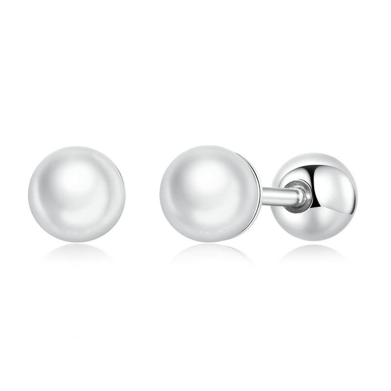 925 Sterling Silver Quality Shell Pearl Earrings for Women