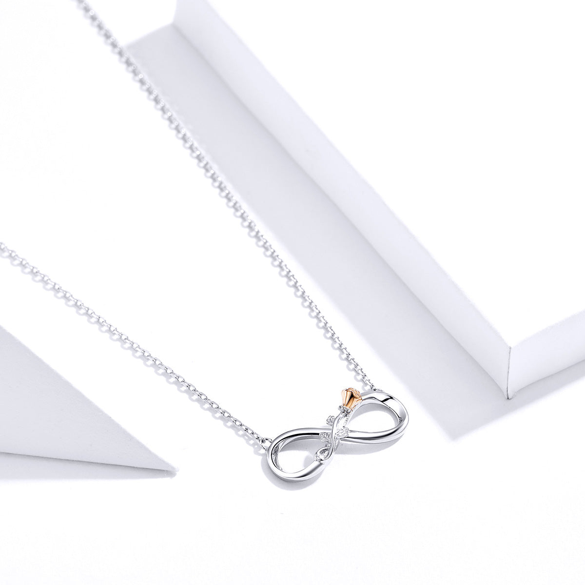 925 Sterling Silver Necklace 40-45cm for Women
