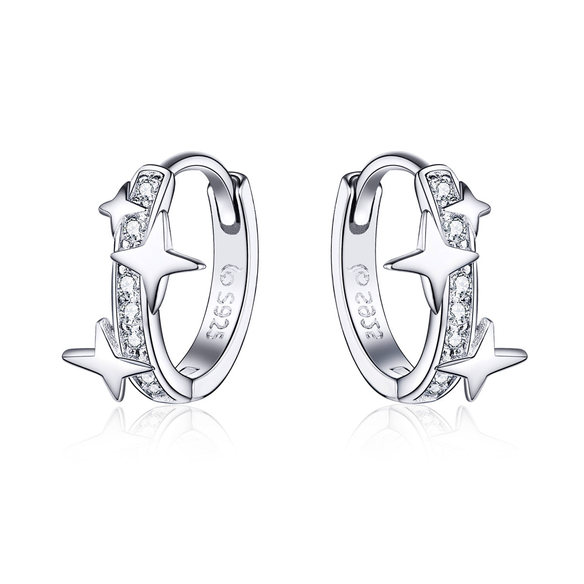 S925 Sterling SilverCZ Earrings for Women