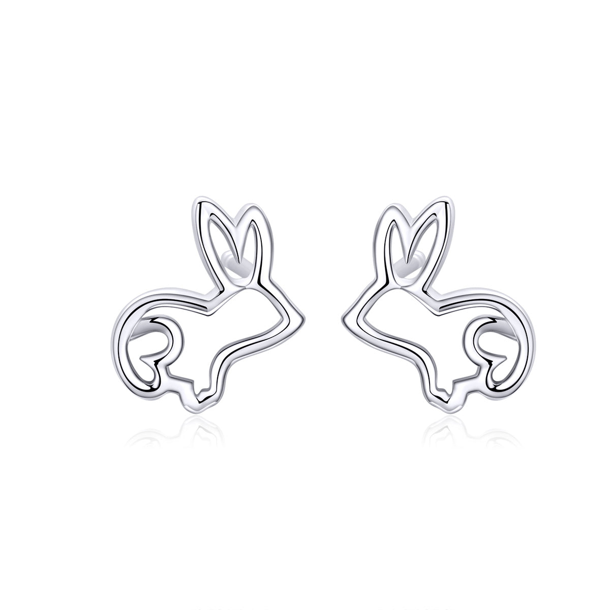 S925 Sterling Silver Plated Platinum Earrings