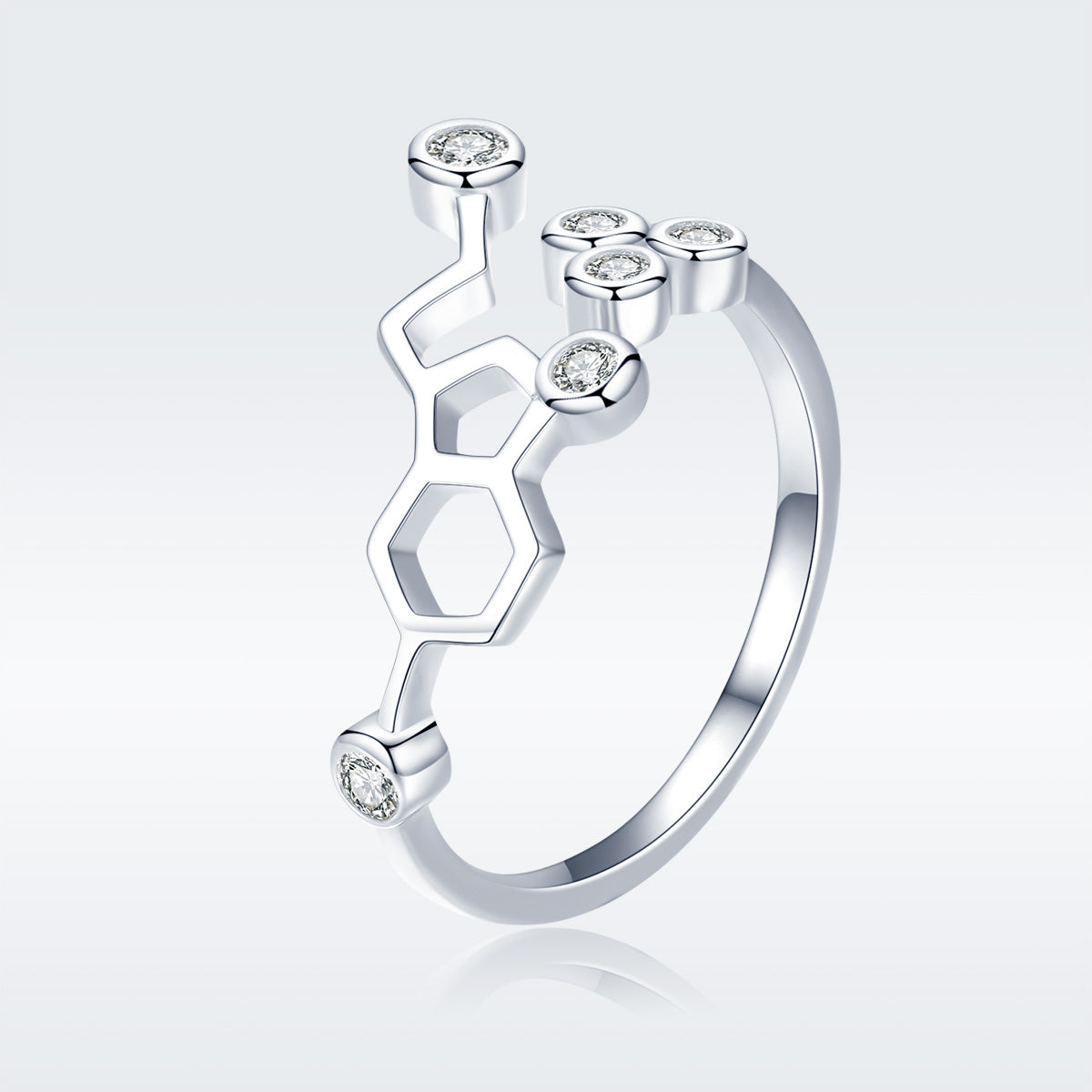 925 Sterling Silver 0.2cm Wide Ring for Women