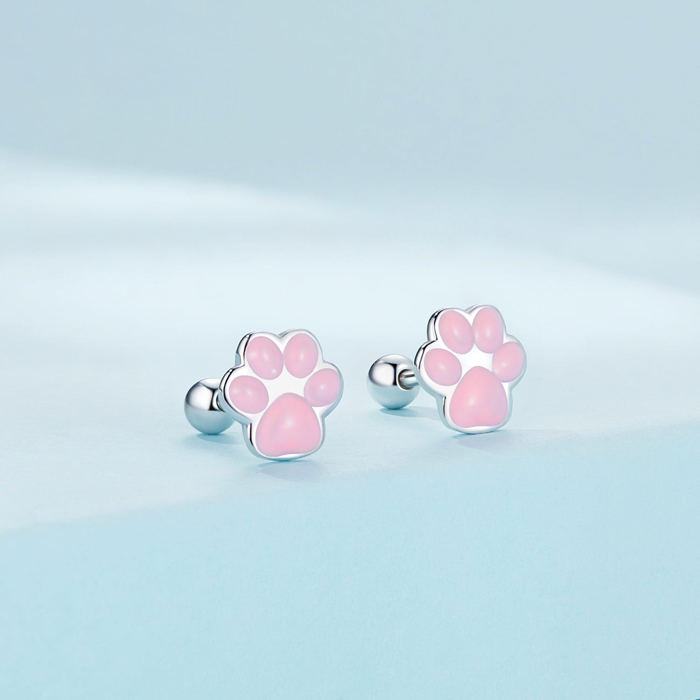 925 Sterling Silver Enamel Black Gold Plated Earrings for Women