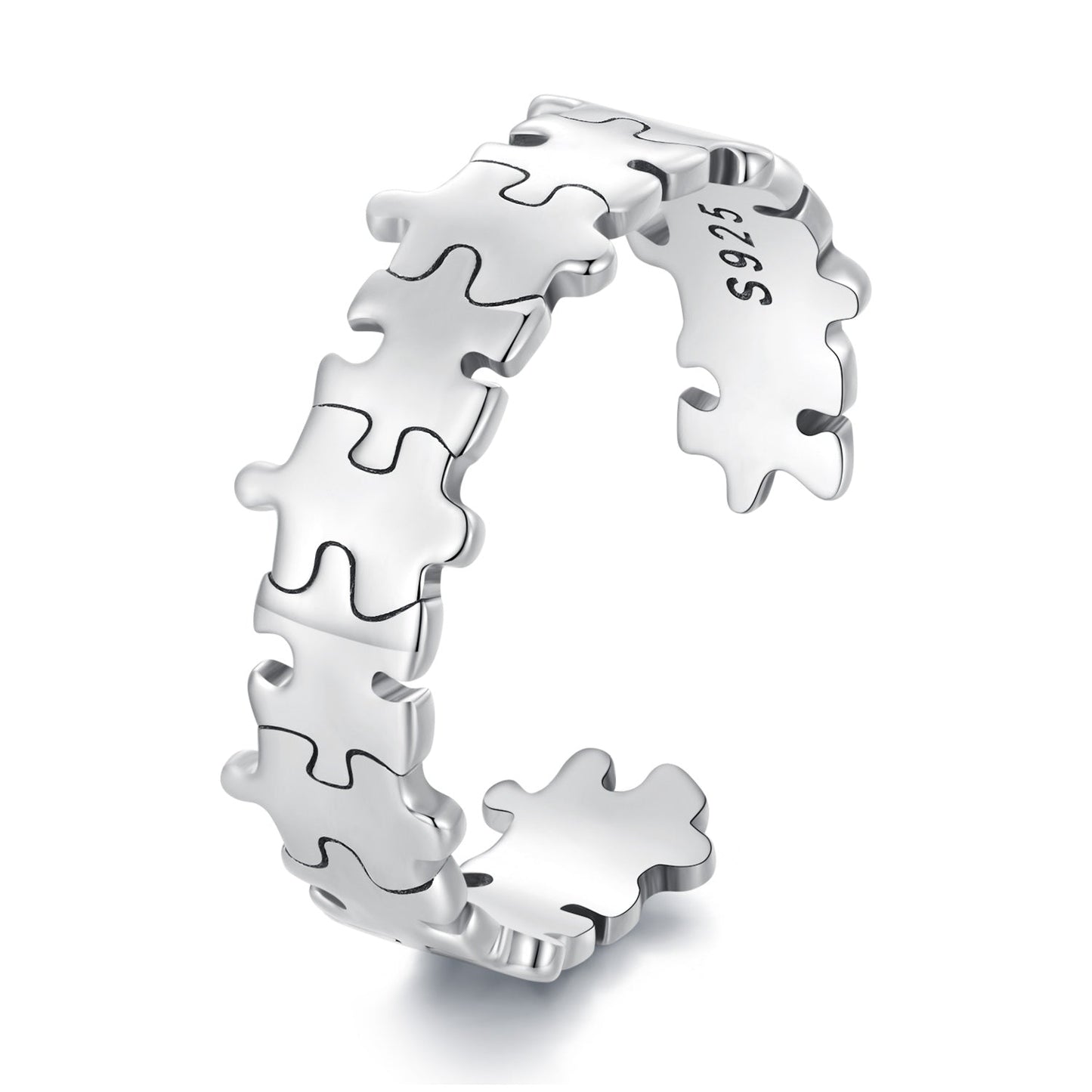 925 Sterling Silver Oxidized 6mm Ring