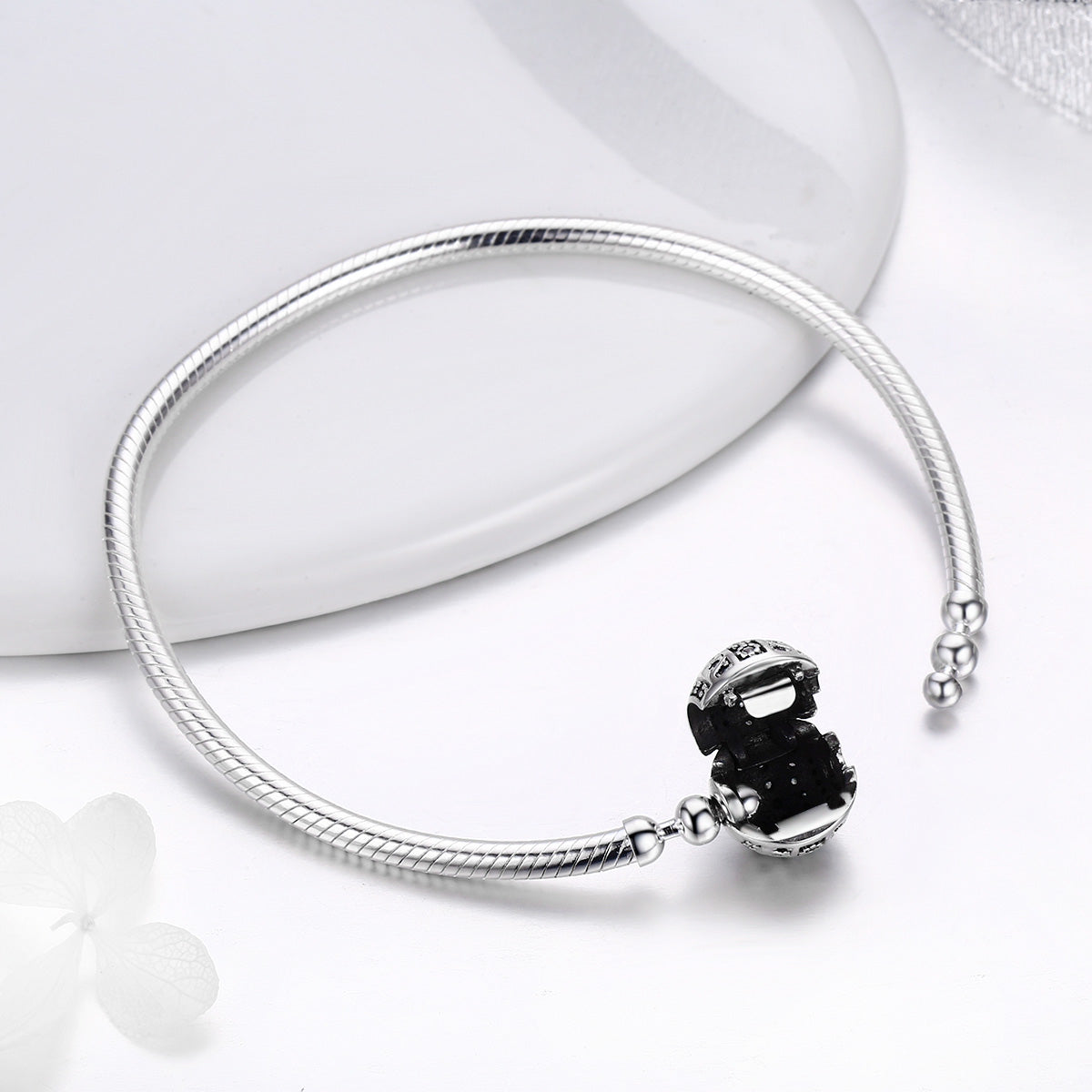 925 Sterling Silver SCB Bracelet Style Nan Size 17.0 for Women