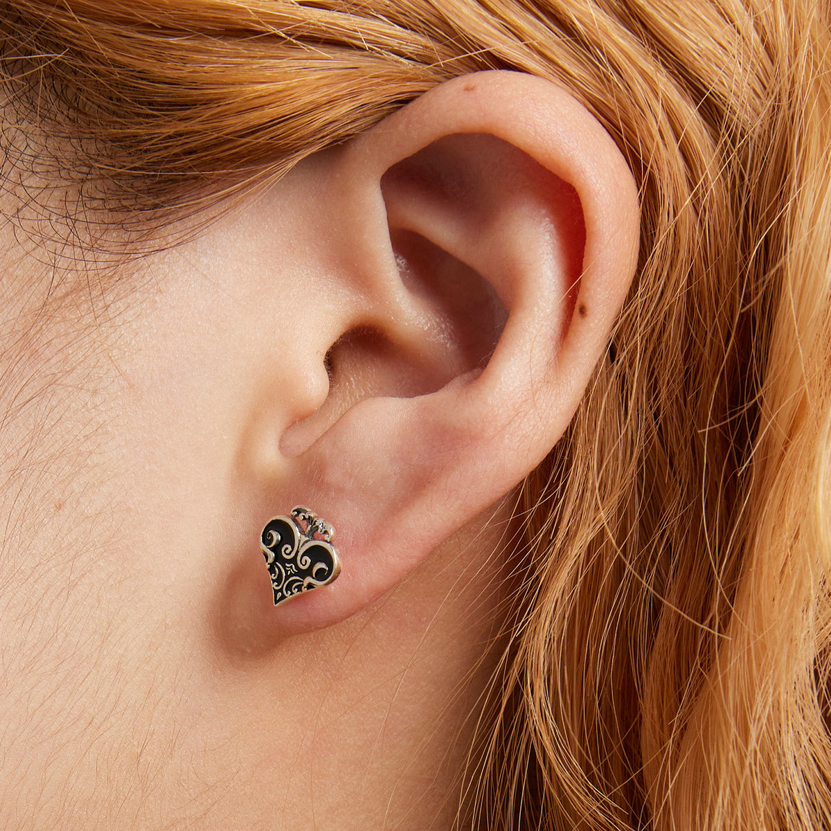 S925 Sterling Silver Oxidized Earrings with Enamel - Perfect for Any Occasion