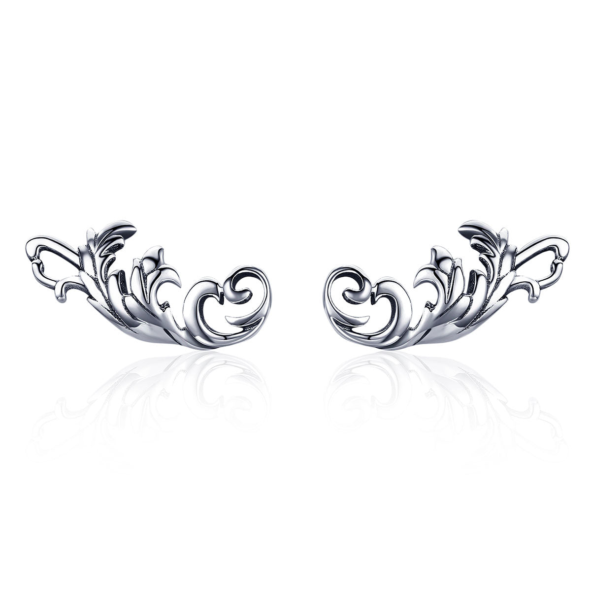 925 Sterling Silver Oxidized Silver Earrings for Women