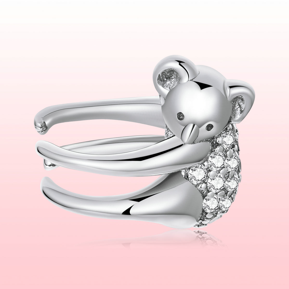 925 Sterling Silver CZ Pavé Setting Earrings