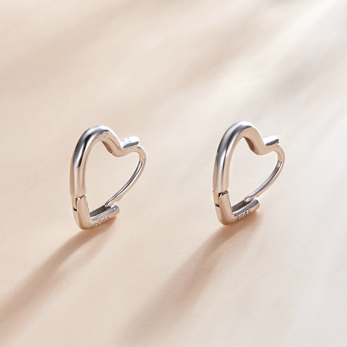 925 Sterling Silver & Platinum Earrings for Women