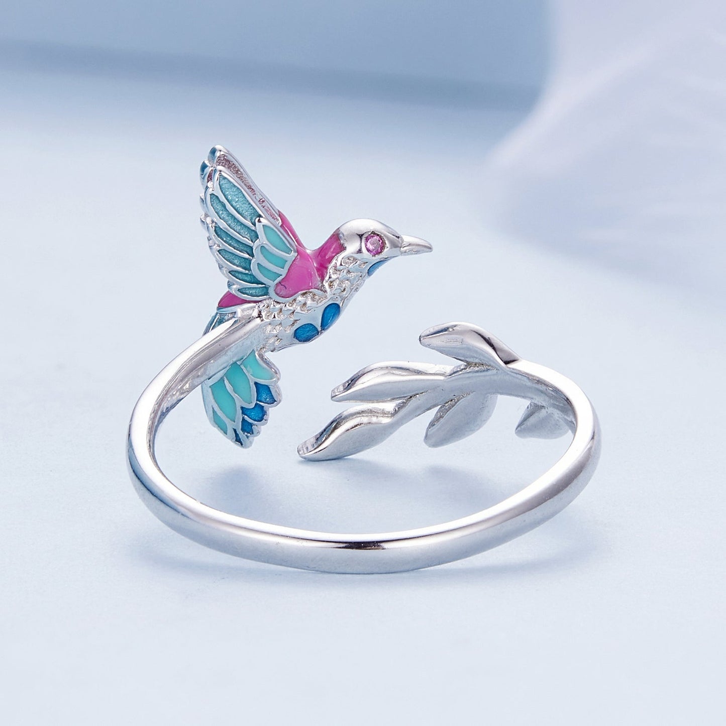 925 Sterling Silver Enamel Pavé Set CZ Earrings for Women - 1.6mm