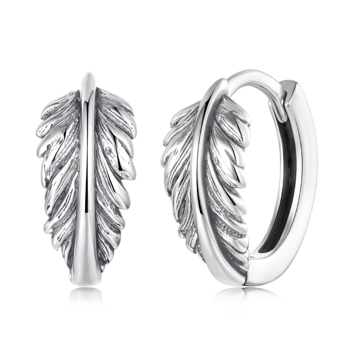 925 Sterling Silver Earrings with Oxidized Silver for Women