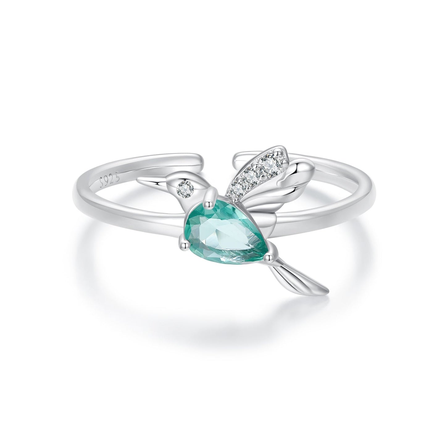 925 Sterling Silver Pavé CZ Ring