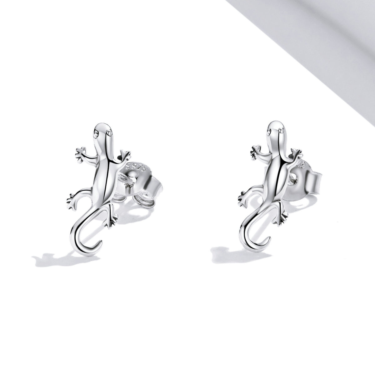 925 Sterling Silver Earrings 1.3*0.6cm for Women