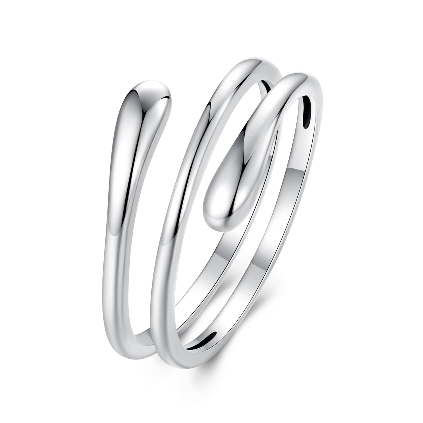 925 Sterling Silver Oxidized Silver Adjustable Rings