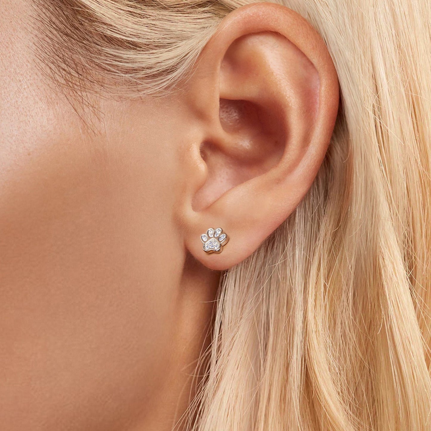 925 Sterling Silver Nano Opal Stone Earrings 6mm