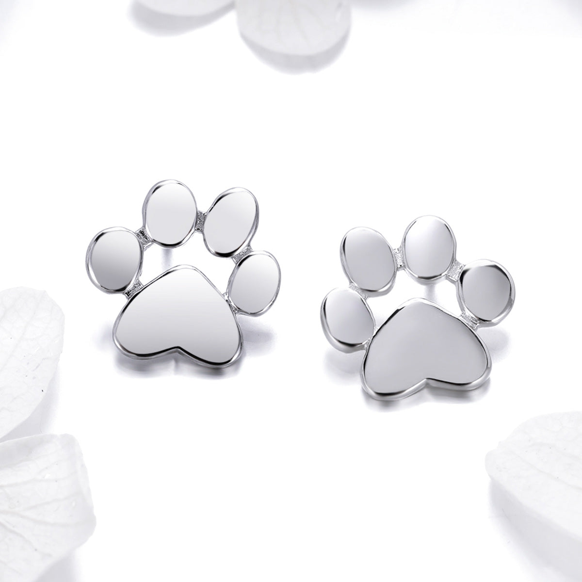 925 Sterling Silver Platinum Plated Earrings for Women